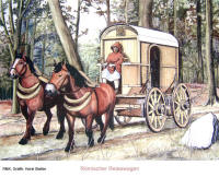Ein römischer Reisewagen
